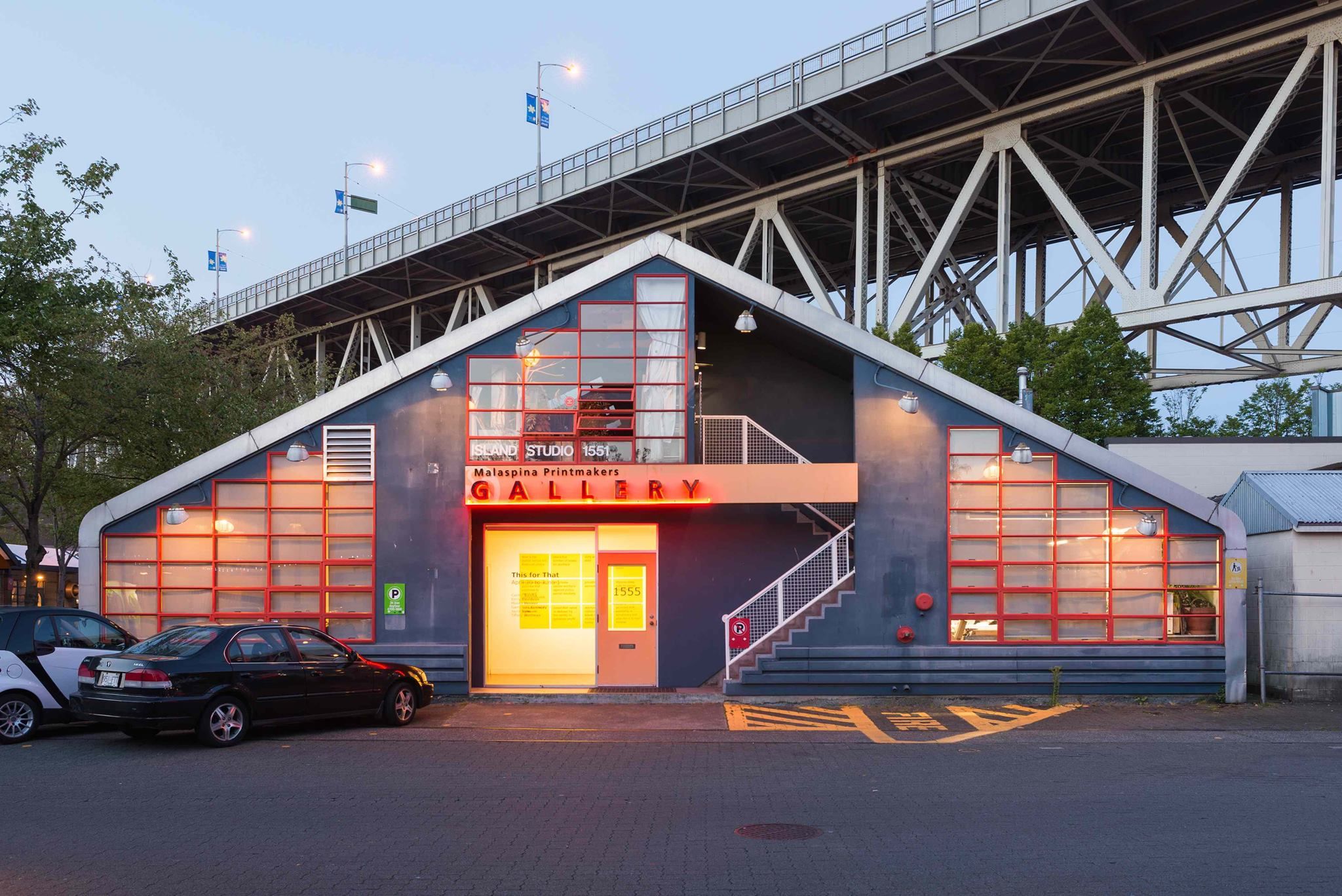 Working art studios and creative spaces on Granville Island Vancouver